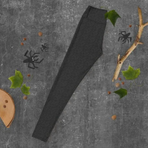 Leggings de yoga que te harán amar el yoga Black Flowers